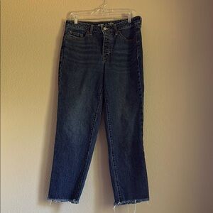 Old Navy High Rise OG Straight Jeans Dark Wash